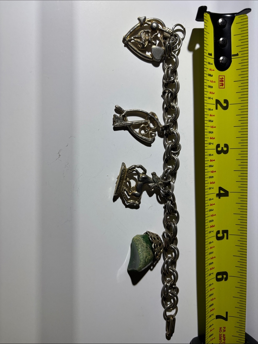 Vintage Gold Tone Women's Charm Bracelet